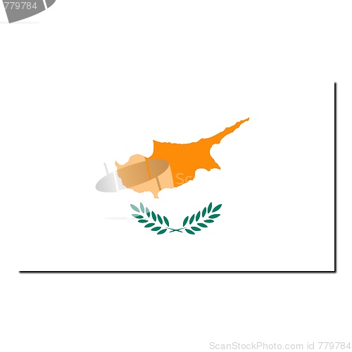 Image of The national flag of Cyprus