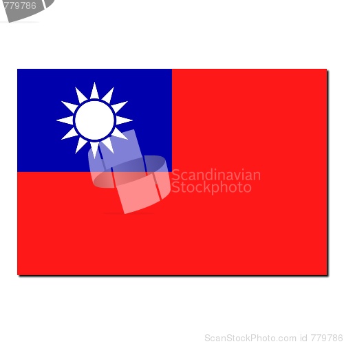 Image of The national flag of China