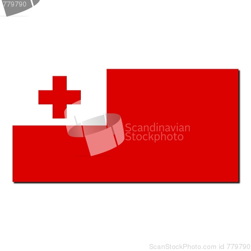 Image of The national flag of Tonga