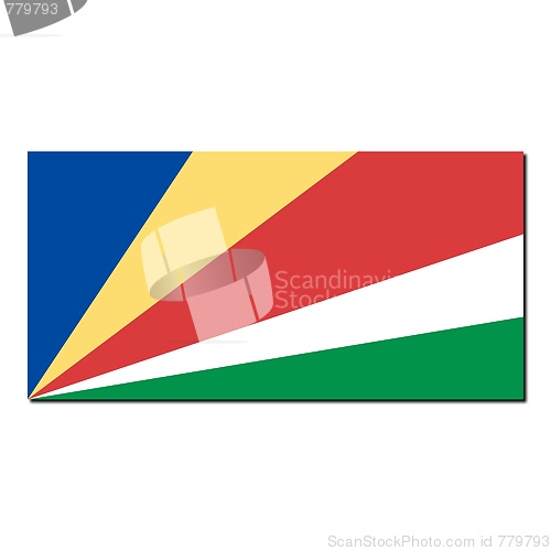 Image of The national flag of Seychelles