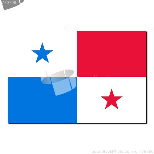 Image of The national flag of Panama
