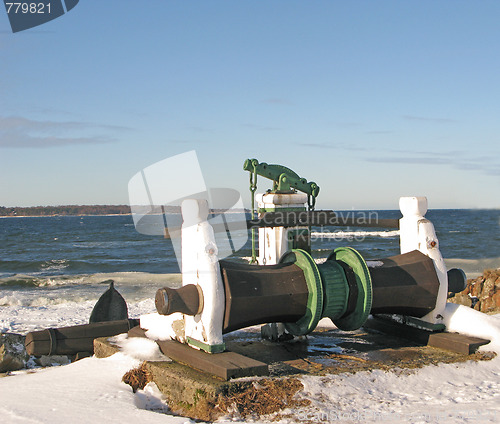 Image of Capstan in snow.