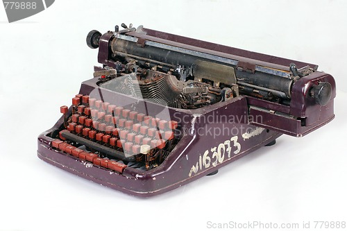 Image of Old vintage typewriter