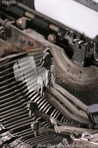 Image of Old vintage typewriter