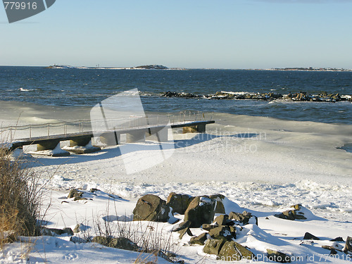 Image of Bridge in winter.