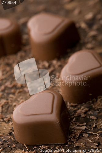 Image of Heart shape chocolate