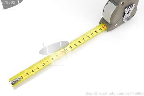 Image of Retractable steel tape measure