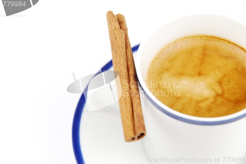 Image of Espresso coffee with cinnamon