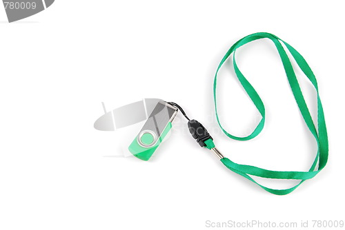 Image of Green pen drive