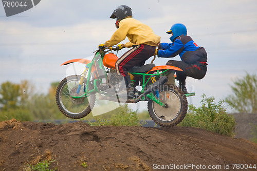 Image of moto cross rider