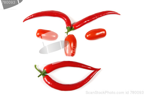 Image of Vegetable face