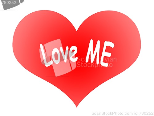 Image of Heart Says Love ME