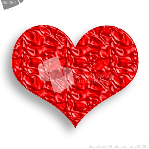 Image of Wrinkled Red Heart