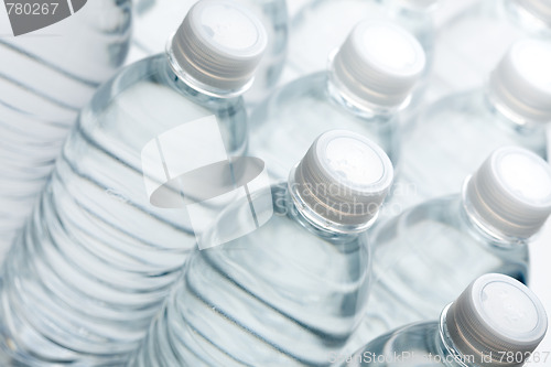 Image of Water Bottles Abstract