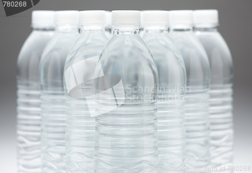 Image of Water Bottles Abstract