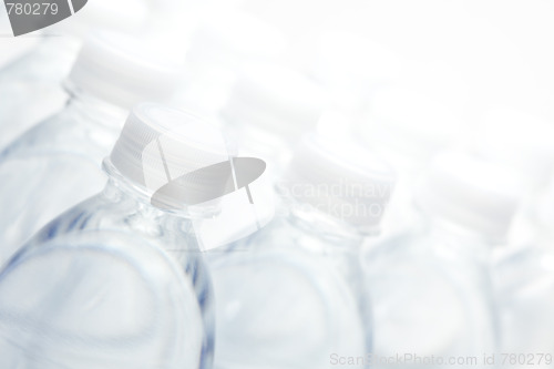 Image of Water Bottles Abstract