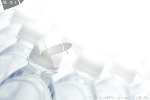 Image of Water Bottles Abstract