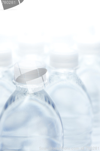 Image of Water Bottles Abstract