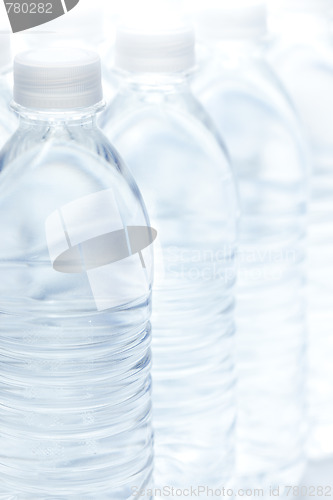 Image of Water Bottles Abstract