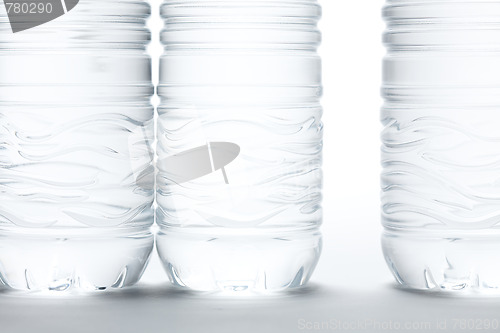Image of Water Bottles Abstract