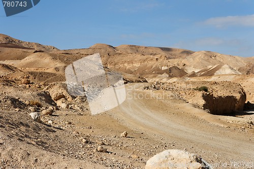 Image of Road in the rocky desert