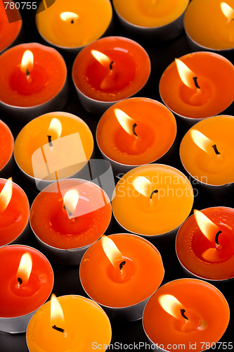 Image of flaming candles