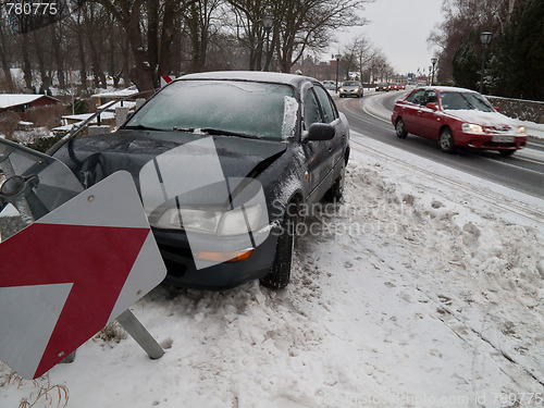 Image of Slippery roads