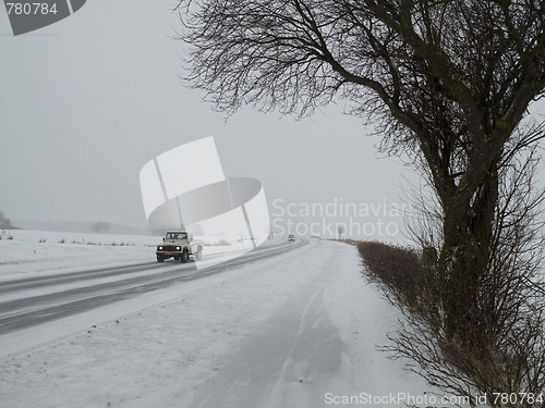 Image of Slippery road Denmark