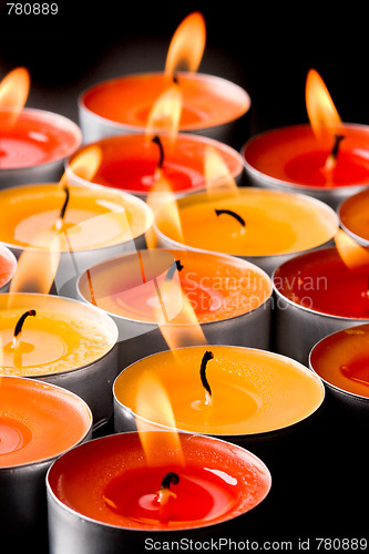 Image of flaming candles