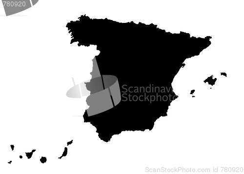 Image of Map of Spain