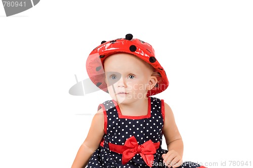 Image of Little girl in studio