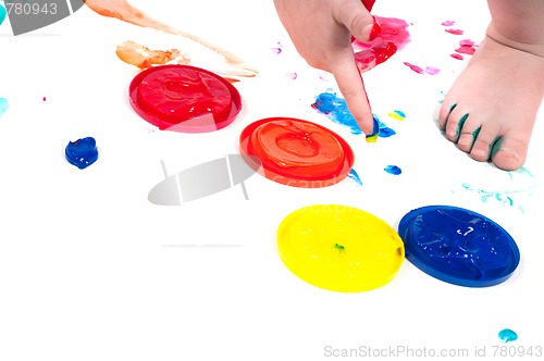 Image of Colored paints