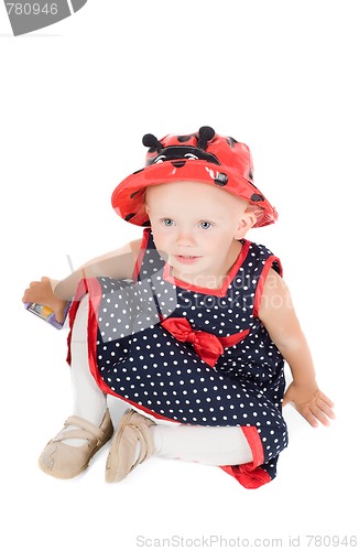 Image of Little girl in studio