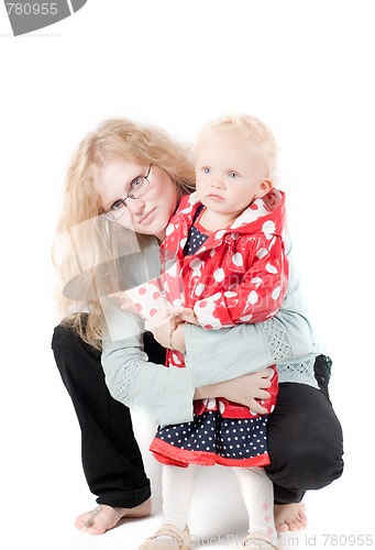 Image of Little girl in studio