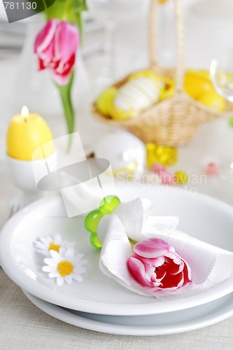 Image of Easter table setting