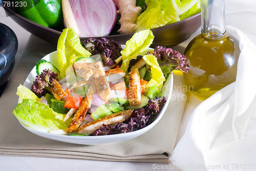 Image of sesame chicken salad