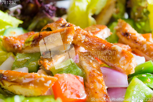 Image of sesame chicken salad