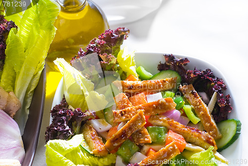 Image of sesame chicken salad