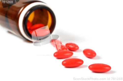 Image of Pills on White