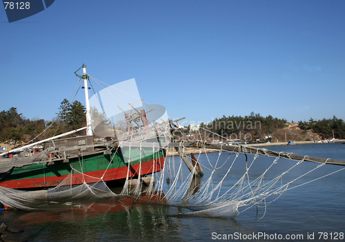 Image of Traditional Korea - shrimp boat