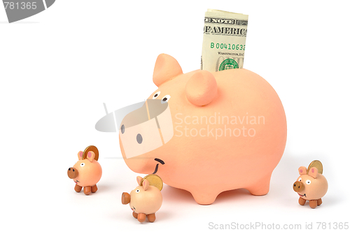 Image of Family of Piggy Banks