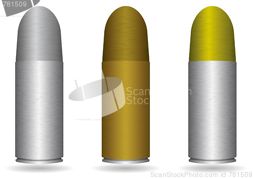 Image of small handgun bullet