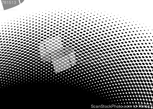 Image of black halftone abstract image