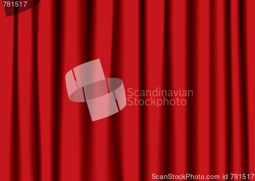 Image of red theater curtain