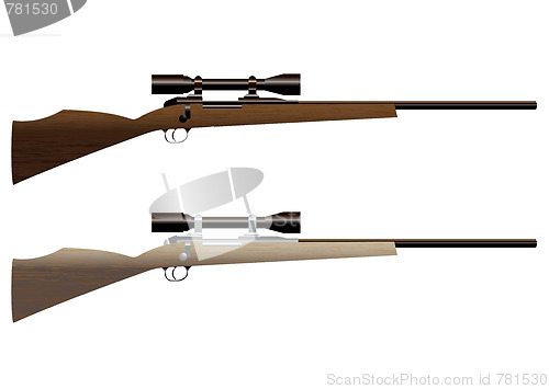 Image of hunting rifle