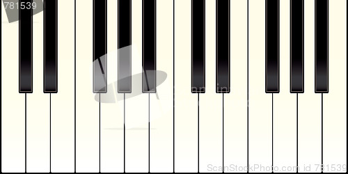 Image of piano keyboard