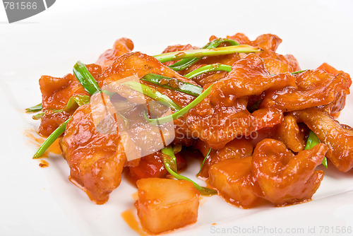 Image of meat with vegetables 