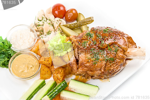 Image of Tasty pork with vegetables