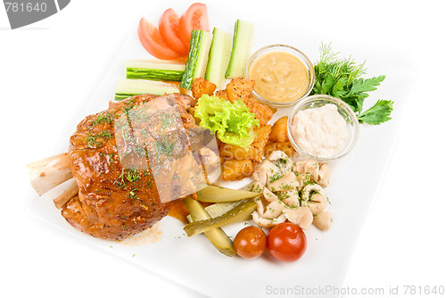 Image of Tasty pork with vegetables