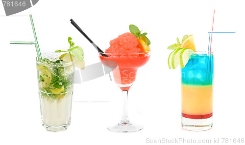 Image of Set of three Fresh cocktails